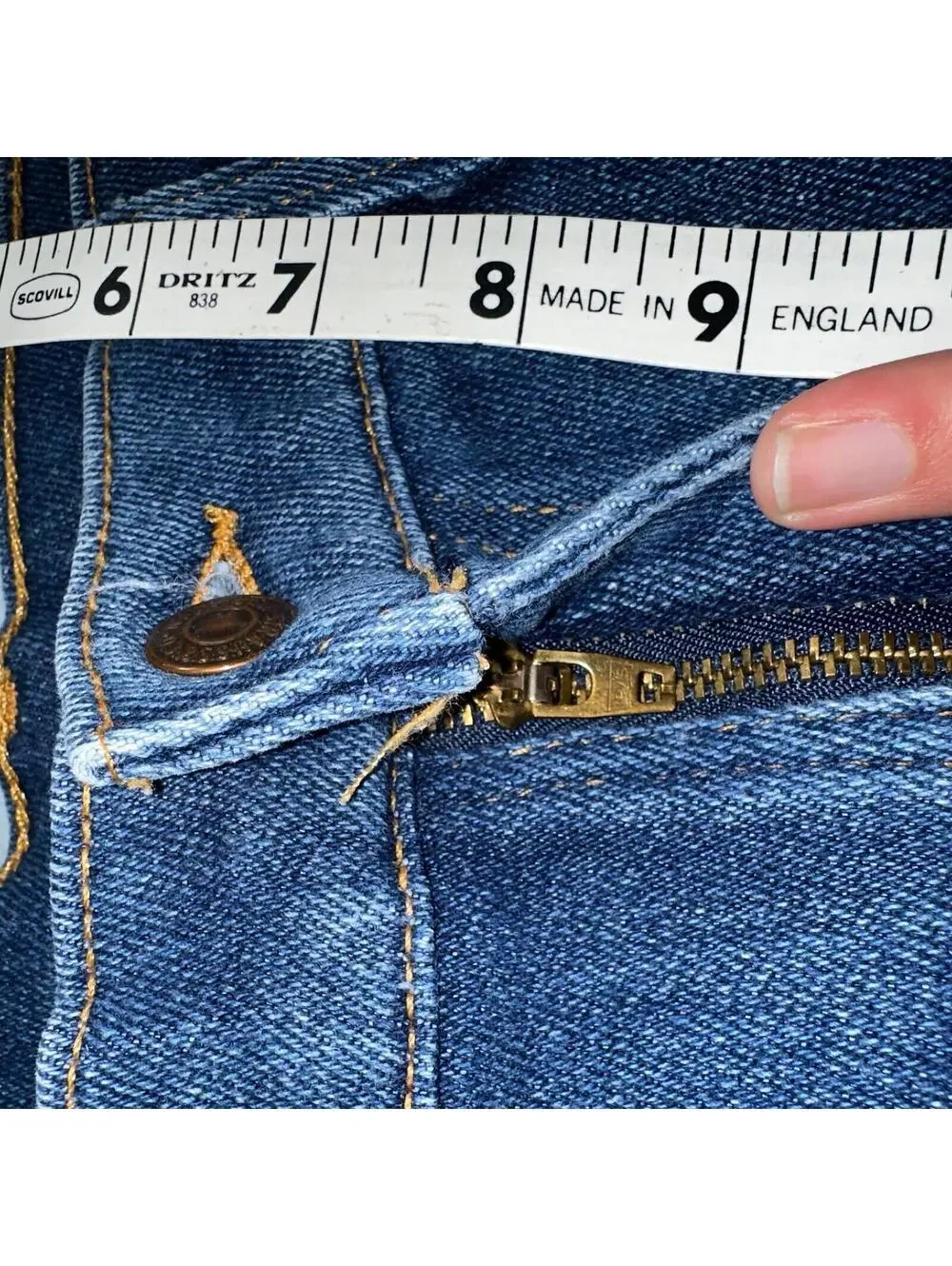 Levis 517 Vintage 90s USA Orange Tab Bootcut Flare Blue Jeans 38x31 Act 36x29